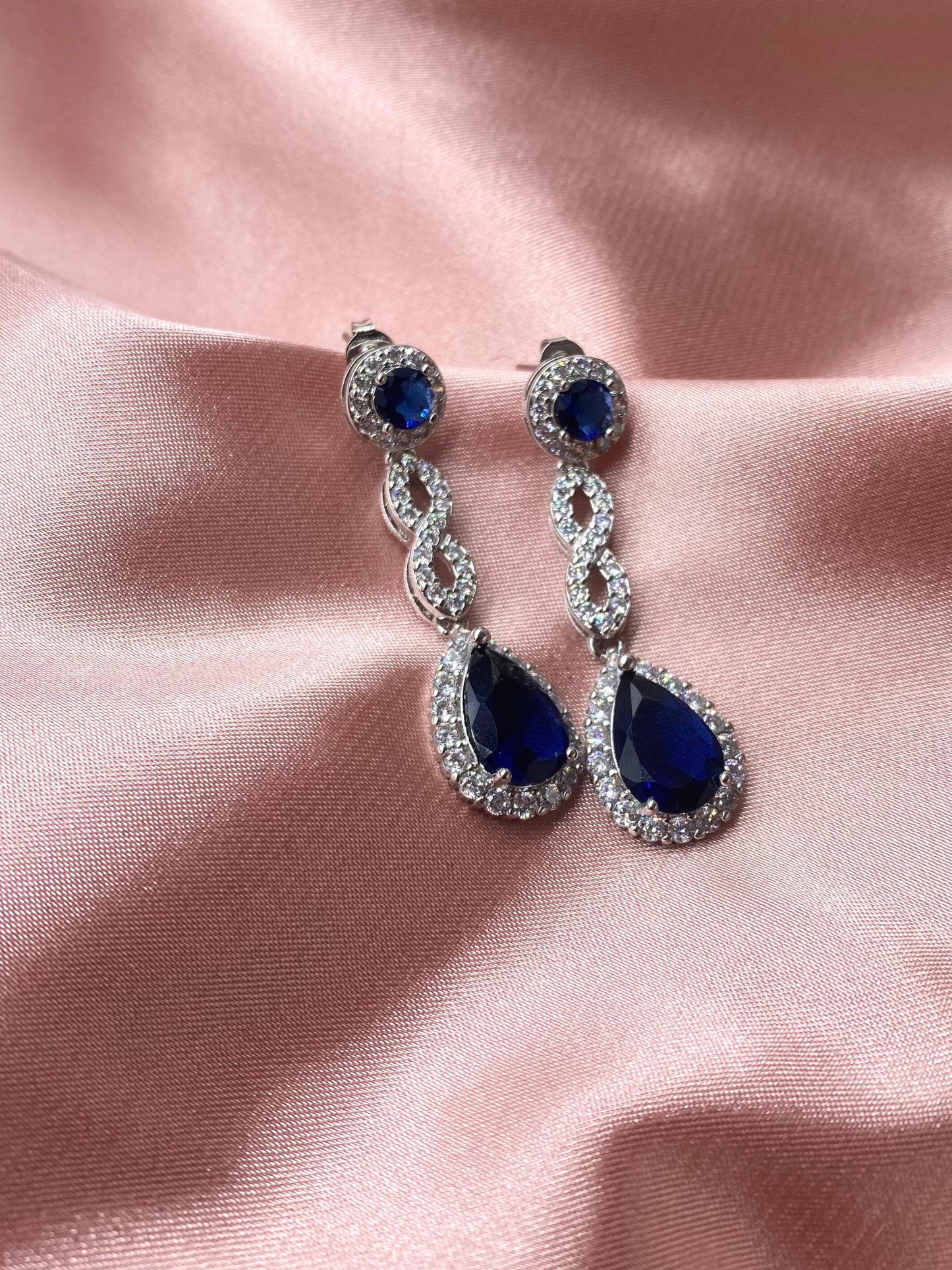 Aretes Lia Zafiro CA242